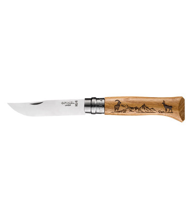 Couteau pliant N°8 Animalia Chamois Opinel