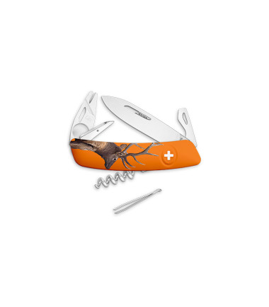 Couteau suisses TT03 Tick Tool, Cerf Swiza Orange