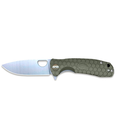 Couteau pliant Flipper Small Green Honey Badger