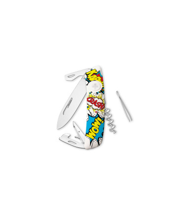 Couteau suisses D03 Pop Art 3 Swiza Bleu / Jaune