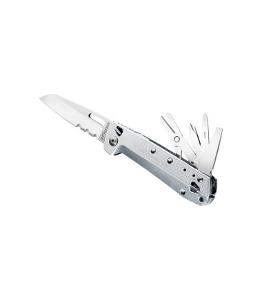 Outil multi-fonctions Free K4X - 9 outils Leatherman Argent