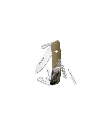 Couteau suisses D03 - Edition limitée Palombe Swiza Vert - Kaki - Olive