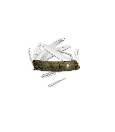 Couteau suisses Hunter et scie Olive Swiza Vert - Kaki - Olive