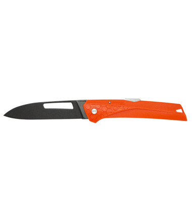 Couteau régional Kiana orange - Lame noire Florinox