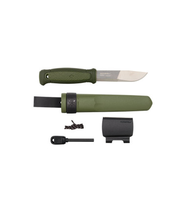 Couteau fixe Kansbol avec Kit de survie - Vert Morakniv