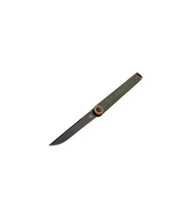 Couteau pliant Kaizen Green Canvas Micarta Boker Plus