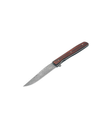 Couteau pliant Urban Trapper Cocobolo Damascus Boker Plus