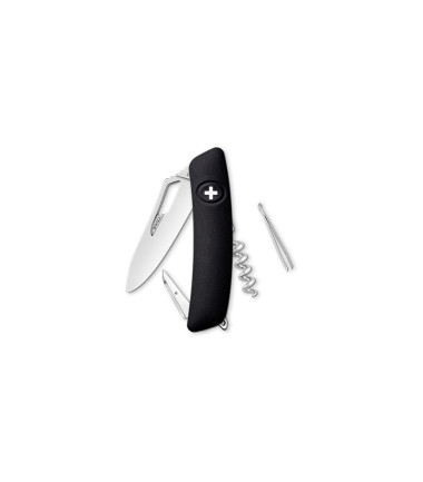 Couteau suisses H01R, noir Swiza Noir