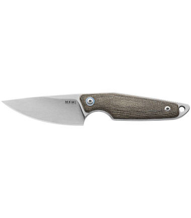 Couteau fixe Makro 1 Micarta Green MKM Vert - Kaki - Olive