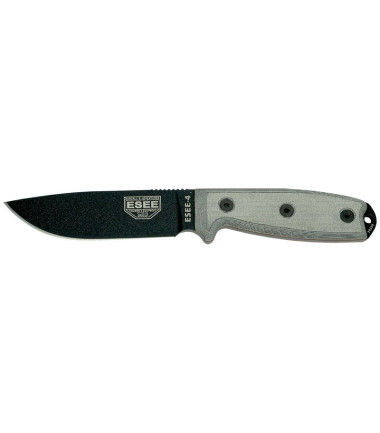 Couteau fixe ESEE-4 - Lame Noire ESEE Gris