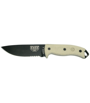 Couteau fixe ESEE-5 - Lame Noire ESEE Gris