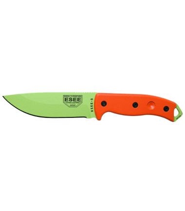 Couteau fixe ESEE-5 - Lame Venom Green ESEE Gris