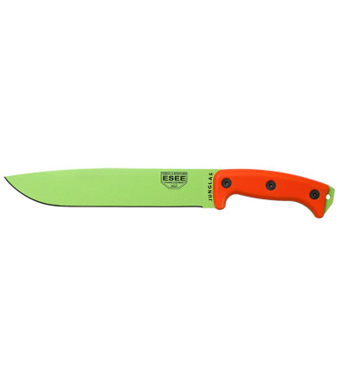 Couteau fixe Junglas - Lame Venom Green - Orange ESEE Orange