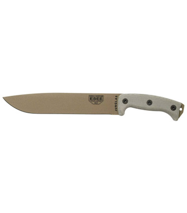 Couteau fixe Junglas - Lame Dark Earth ESEE Gris