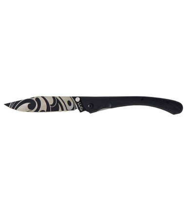 Couteaux pliants C63 Tatoo Noir Lug