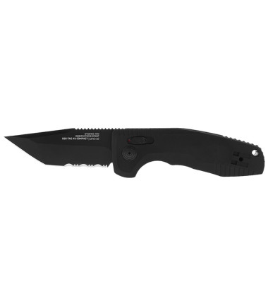 Couteaux automatiques SOG-TAC Auto Compact Tanto Serrated Sog