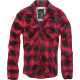 Chemise Brandit à carreaux Rouge / Noir - Surplus militaire