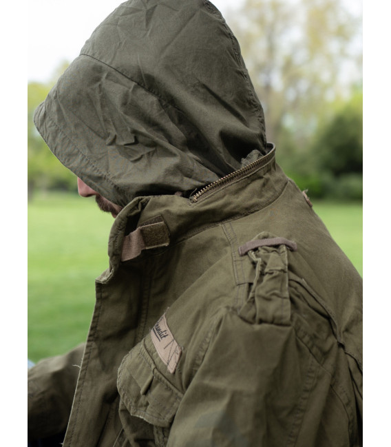 Veste Militaire Brandit M65 Giant - Taille M - Noir - Occasion En Parfait état
