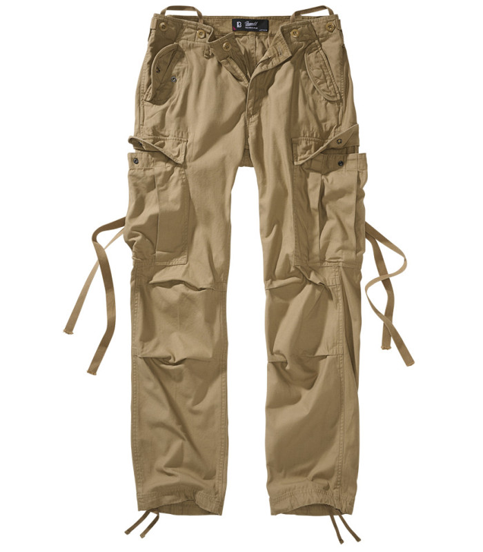 Pantalon Cargo Vintage Brandit M65 - 100% Coton - Taille S à 7XL - Plusieurs Couleurs - Neuf Avec étiquettes