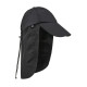 Casquette de randonnée Noire Brandit