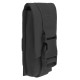 Pochette Multi-Usage MOLLE Grande Taille Noir Brandit