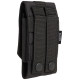 Pochette Téléphone MOLLE Moyenne Noir Brandit