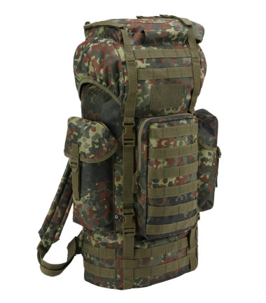 Sac à dos de Combat Molle 65L Brandit Camouflage Flecktarn (DE)