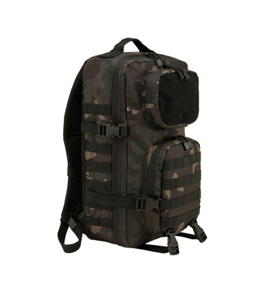 Grand Sac à Dos US Cooper avec Patch Brandit Camouflage Darkcamo