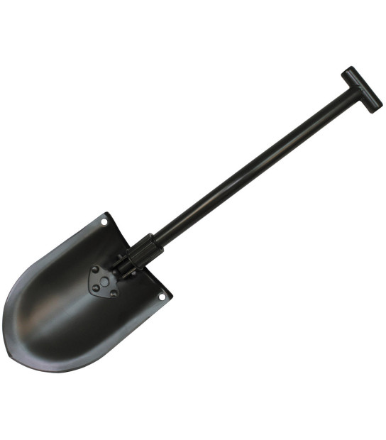 URPRO Pelle Pliante Avec Pioche – Acier Carbone 1,5 Mm – Outil Survie, Camping, Jardinage, Militaire – 3 En 1 Avec Étui