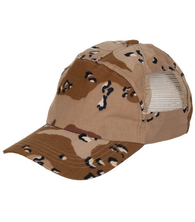 Casquette militaire US avec maillage et taille réglable camouflage désert 6 couleurs