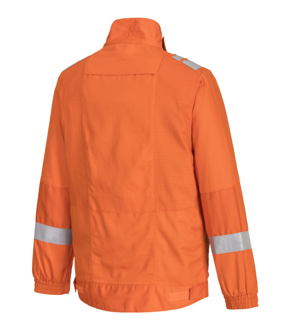 Portwest Veste Bizflame Plus Orange Taille S - FR25ORRS - Protection Soudage Et Flammes