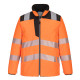 Parka pw3 hi-vis 5-en-1 de travail Orange/Noir Portwest