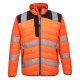 Pw3 hi-vis baffle de travail Orange/Noir Portwest