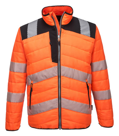 Pw3 hi-vis baffle de travail Orange/Noir Portwest