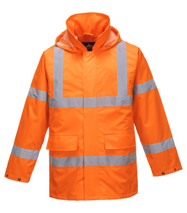 Veste de pluie lite traffic de travail Orange Portwest