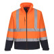 Softshell bicolore (3 couches) de travail Orange/Bleu Portwest