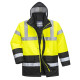 Parka bicolore traffic de travail Jaune/Noir Portwest
