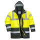 Parka bicolore traffic de travail Jaune/Vert Portwest