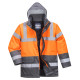 Parka hv bicolore de travail Orange/Gris Portwest