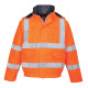 Blouson pilote hv pluie bizflame antistatique et flamme retardant de travail Orange Portwest
