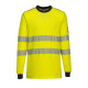 T-shirt hi-vis flamme résistant wx3 de travail Jaune/Bleu Portwest