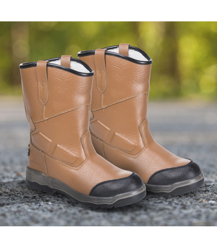 Bottes De Sécurité RIGGER Steelite Pro - Embout Acier, Semelle Anti-perforation, S3 CI HRO, Bronze