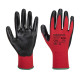 Gant flexo grip enduit nitrile de travail Rouge/noir Portwest