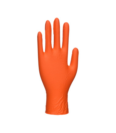 Gants portwest jetables orange hd de travail Orange Portwest
