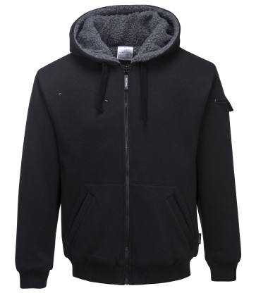 Blouson à capuche pewter de travail Noir Portwest
