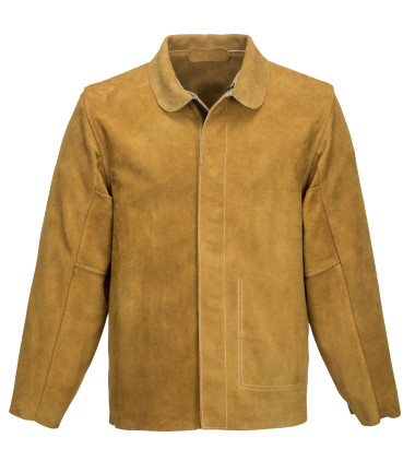 Veste de soudeur en cuir de travail Bronze Portwest