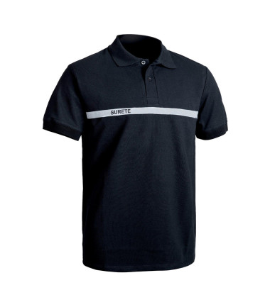 Polo Sécu-One Sûreté noir A10 Equipment Noir