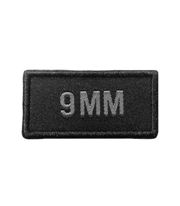 Patch 9 mm brodé Noir A10 Equipment