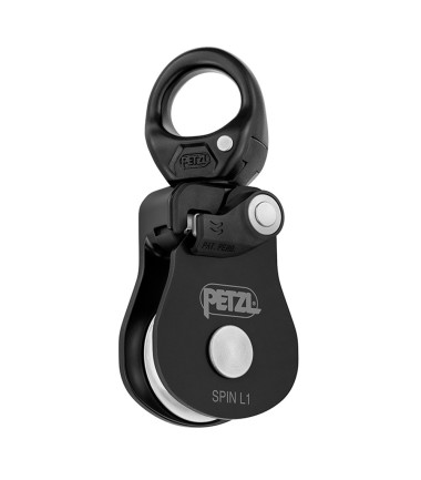 Poulie simple à très haut rendement Spin L1 avec émerillon Petzl Divers
