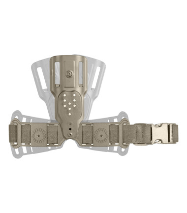 Plaque de hanche compacte 1 sangle 8K28 tan Vega Holster